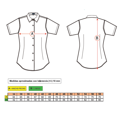 CAMISA MUJER NORTE BLANCO ADVERSIA 2