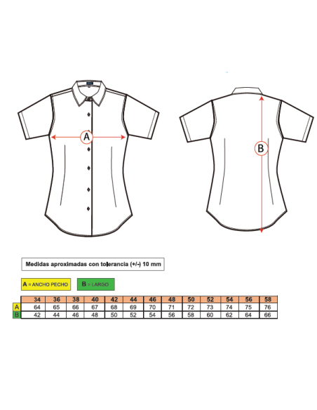 CAMISA MUJER NORTE BLANCO ADVERSIA