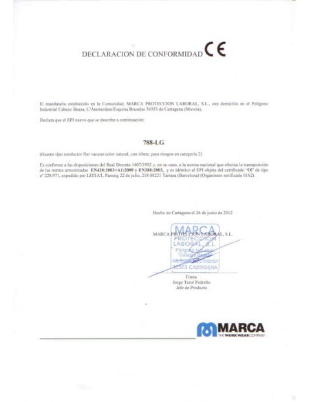 GUANTE CONDUCTOR PIEL FLOR NATURAL MARCA