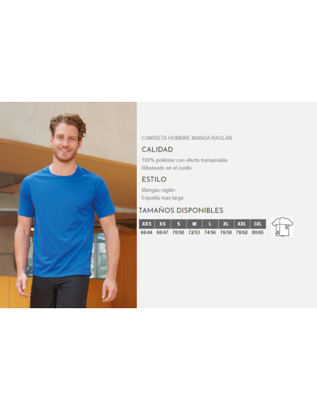CAMISETA SPORTY MEN SOLS