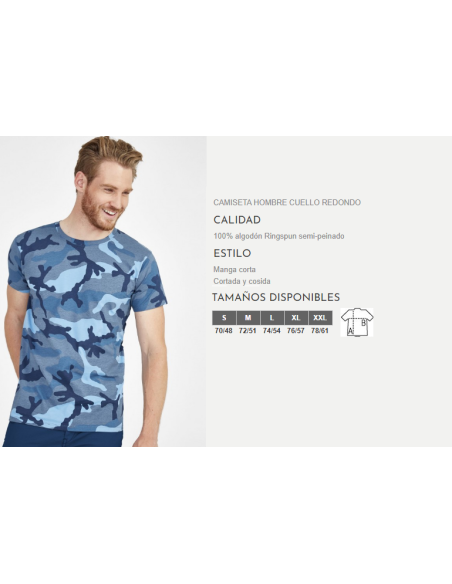 CAMISETA CAMO MEN SOLS