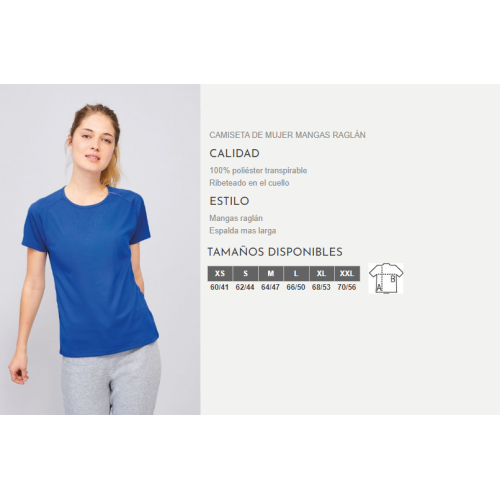 CAMISETA SPORTY WOMEN SOLS 2