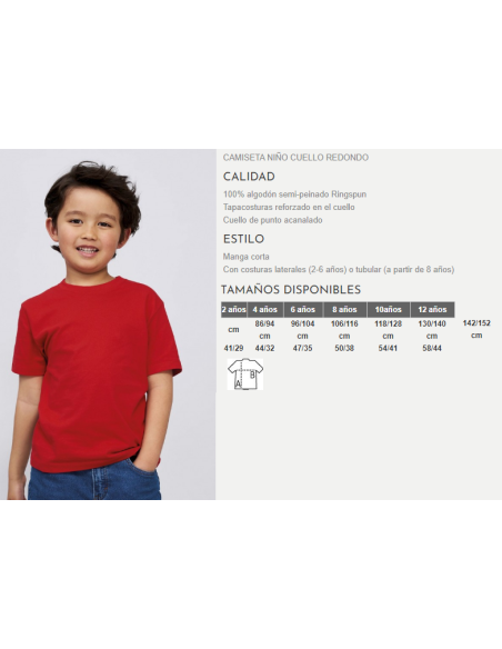 CAMISETA IMPERIAL KIDS SOLS