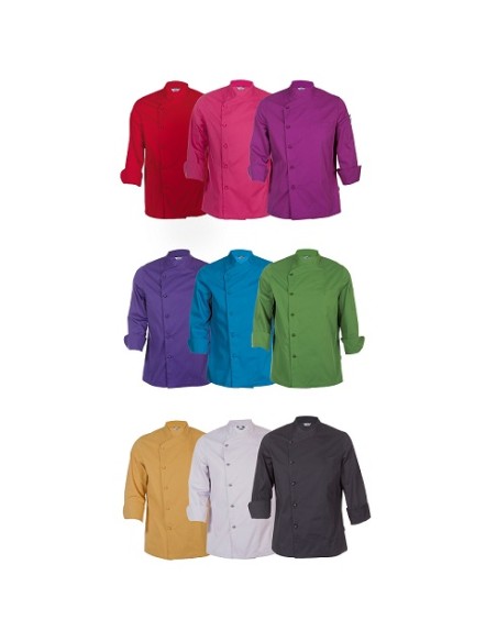 CHAQUETA COCINA TERAMO COLORES GARYS