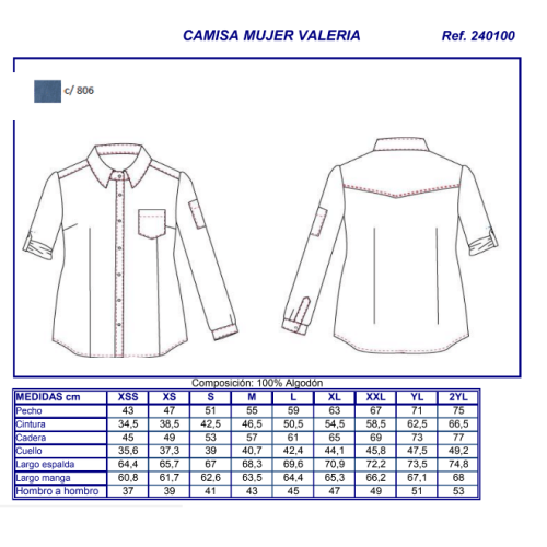 CAMISA VAQUERA VALERIA GARYS 2