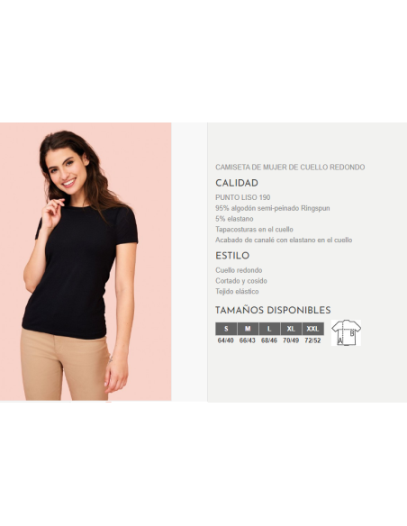 CAMISETA MILLENIUM WOMEN BLANCA SOLS