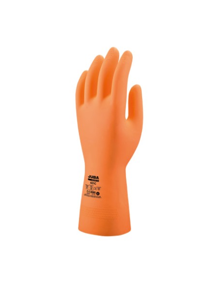 GUANTE LATEX FLOCADO 621C paq 12 pares JUBA