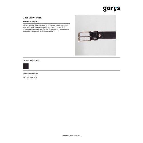 CINTURON PIEL 3302 GARYS 2