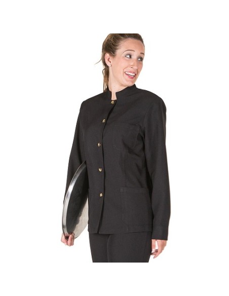 CHAQUETA CAMARERA MAO NEGRA 9632 GARYS