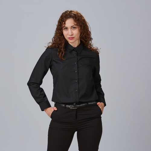 CAMISA MUJER M/L ELASTAN 240001 GARYS 2
