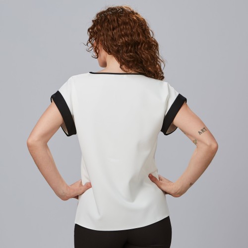 CAMISA MUJER MANGA CORTA VUELTA 241100 GARYS 2
