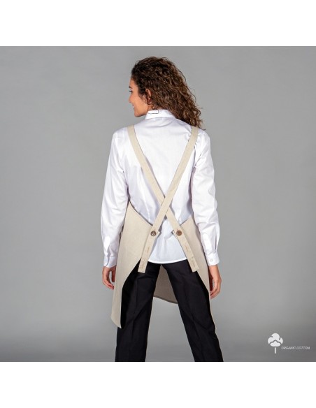 DELANTAL PETO TEJIDO ORGANICO 157400 GARYS