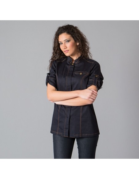 CHAQUETA COCINA MUJER ELASTICA VALERA GARYS