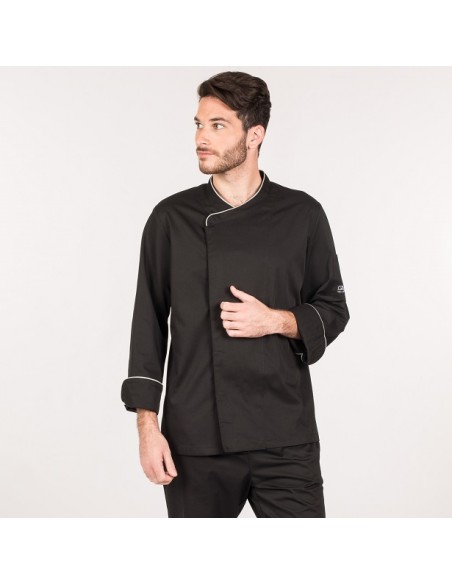 CHAQUETA COCINA ICARO NEGRA GARYS