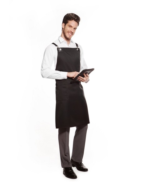 DELANTAL PETO SEDAN NEGRO EUROSAVOY