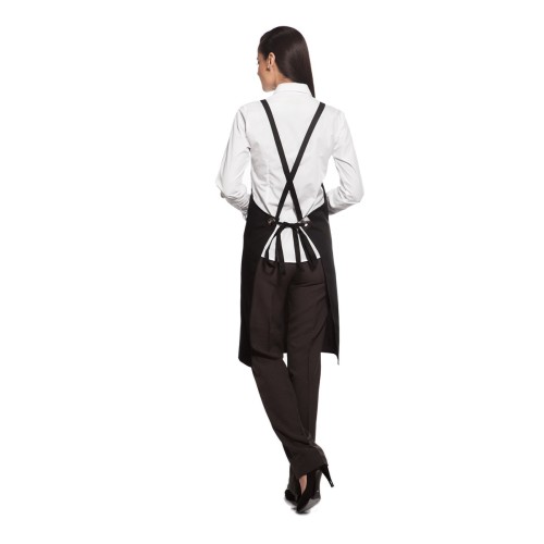 DELANTAL PETO ORANGE NEGRO EUROSAVOY 2