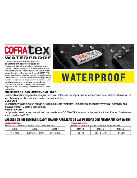 CUBREPANTALON WATERPROOF REFLEX  COFRA
