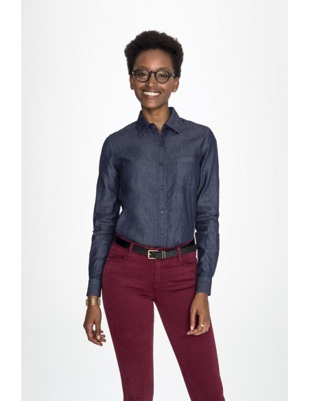 CAMISA BARRY WOMEN DENIM SOLS